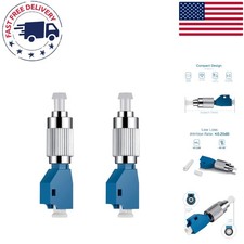 Compact 2-Pack FC to LC Fiber Optic Connectors Perfect for Network Maintenance picture