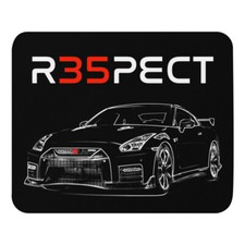 R35 GTR GT-R Skyline Respect JDM Tuner Drift Racing Gift Mouse pad picture