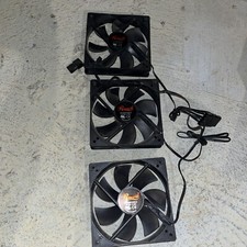 ( 3 Pack ) Rosewill 120mm Case Fan, Black, 1200 Rpm, 3-4 Pin, 38 CFM, 12vdc picture