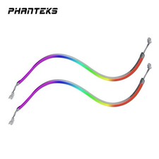 2-Pack 400mm RGB Digital Neon LED Kit Addressable 3-Pin PC Flexible Light Strips picture