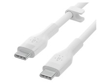 Belkin BoostCharge Flex 9.8' 60W USB-C to USB-C Cable, White picture
