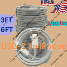1/10 Lot USB-C to iPhone Cable PD Fast Charger Cord For Apple iPhone 14 13 12 11 picture
