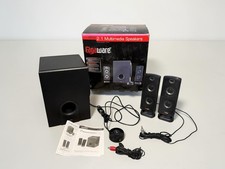Gigaware 42W 2.1 Multimedia Speakers Subwoofer System w/ Box - TESTED picture