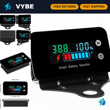 IPX7 Waterproof Battery Monitor 7-100V with Bracket, Temperature & Buzzer Alarm picture