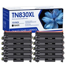 10 PK TN830XL Compatible High Yield Toner Cartridges For Brother MFC-L2820DWXL picture