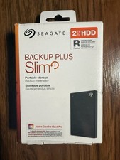 Seagate STHN2000400 Backup Plus Slim USB 3.0 2TB External Hard Drive - Black picture