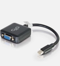 Lot Of 5, C2G Mini Display Port to VGA, Male to Female 8”, California Ship picture