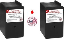 Veltec 2 Pack Compatible 793-5 Red Ink Cartridge for Pitney Bowes Postage Meters picture