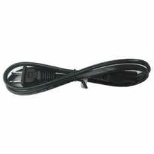 5ft 18AWG NISPT2 2-Slot Non-Polarized Power Cord NEMA 1-15P to C7 Black picture
