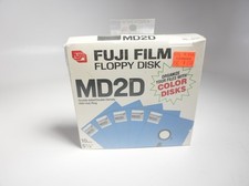 NEW FUJI Film - 10 x Disquettes Bleues - Blue Floppy Disks / 5.25'' picture