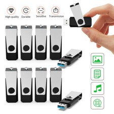 Wholesale 10-100PCS USB 2.0 128MB Metal Swivel Anti-skid USB Flash Drive Memory picture
