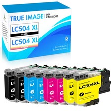 Compatible BCMY Ink Cartridge for Brother LC504XL MFC-J1365DW MFC-J1367DW LOT picture