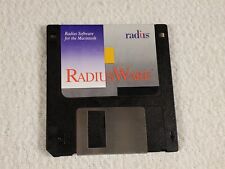 Vintage 1990 Apple Macintosh Radius Radiusware 3.5