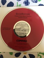 Compaq Presario Model 2256/2510  Personal Computer  Disc Quick Restore PC picture