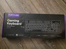 FURYCUBE IP98 Gaming Keyboard Mist Peach Powder A, Colorful Backlight picture