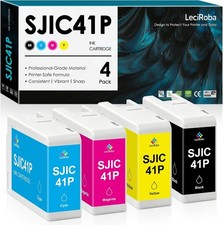 LeciRoba SJIC41P  Ink Cartridges 4-Pack for Epson CW-C4000 CMYK picture