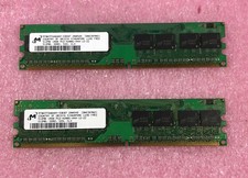 2 X 512MB MICRON PC2-4200U DDR2-533 NON-ECC MEMORY MT8HTF6464AY-53EB7 -1GB TOTAL picture