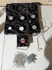 *10 Units* Antminer Cooling Fans W/2 Gaurds & All The Screws (Read Description) picture