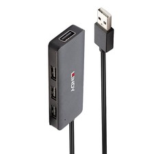 USB Hub LINDY 42986 Black picture