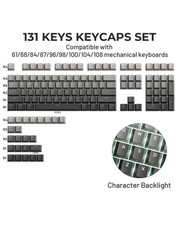 XVX Phantom Gradient PBT Keycaps Double Shot OEM 136 Keys Shine Through picture