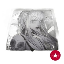 GLSSWRKS Glass Mouse Pad Tempered Glass Smooth Surface Japan Limited Color Used picture