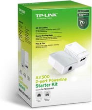 TP-Link TL-PA4026 KIT AV500 2-Port Powerline Starter Kit - New in Sealed Box picture
