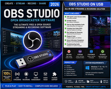 OBS Studio PRO 2026 - Video Recording | Live Streaming Screen Recording Software picture