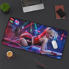 Harley Quinn Mouse Pad, DC Gaming Desk Mat, Gamer Gift picture