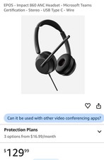 EPOS - Impact 860 ANC Headset - Microsoft Teams - Stereo - USB Type C - picture