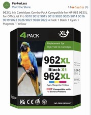 4PK 962XL BCMY Ink Cartridges for HP Officejet 9010 9015 9018 9020 9025 Sealed picture