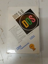 New Sealed Vintage IBM DOS 5.0 Inch 3.5” Disks picture