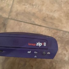 Iomega ZipCD 650 External USB CD-RW Optical Drive Translucent Purple Vintage picture