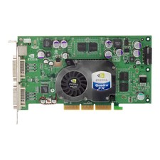 Graphics Card NVIDIA QUADRO FX1100 128MB GDDR2 AGP 128-BIT 2xDVI-I S-VIDEO molex picture