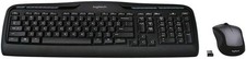 Logitech MK335 Quiet Wireless Keyboard and Mouse Combo, Black/Silver 920-008478 picture
