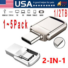 Type C USB 3.0 Flash Drive Thumb Drive Memory Stick for PC Laptop 512GB 1TB 2TB picture