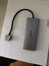 MOKiN 9-in-1 USB-C Hub HDMI Ethernet USB SD Card Silver MOUC0306 for MacBook Pro picture