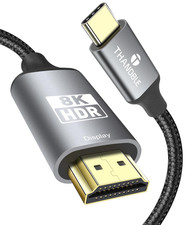 Long USB C to HDMI 2.1 Cable 15 FT, Support 8K@60Hz and 4K 120Hz, Dynamic HDR picture