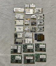 Lot of 27 Laptop Modem WiFi WLAN Cards Chips picture