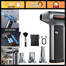 Compressed Air Duster with Removable Battery for Car & Home Cleaning - Powerful picture