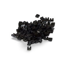 100 Pack Laptop Hard Drive Micro Jumpers 2mm 2 Pin - Black picture