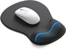 Mouse Pad with Gel Wrist Rest, Ergonomic Comfortable Computer Wrist Support for picture
