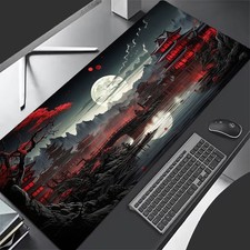 Starry Sky Moon XXL Mouse Pad Large Desk Mat Non-Slip Gaming Keyboard Pad USA picture