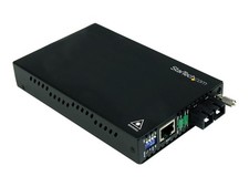 Startech 10/100 Mbps Single Mode Fiber Media Converter SC 18.6 ET90110SM302 picture
