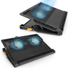 Targus AWE81US Laptop Cooling Pad 17in Dual Fan 4-Port USB Hub picture