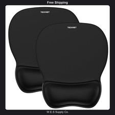 Tecknet 2 Pack Gel Wrist Rest Mouse Pad Non-Slip Ergonomic Support picture