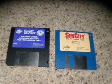 2 Commodore Amiga: SimCity The City Simulator & SimCity Graphics Ancient Cities picture