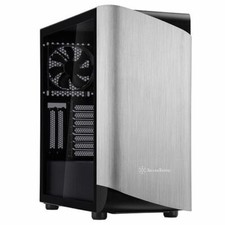 Silverstone SEA1SB-G SETA A1 ATX TG (Tempered Glass) Mid Tower, Silver/Black picture