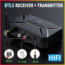 Bluetooth 5.0 Wireless Transmitter Receiver Adapter Long Range For TV Home Car picture