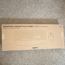 Logitech Signature Comfort Plus MK880 Wireless Bluetooth Keyboard & Mouse, Black picture