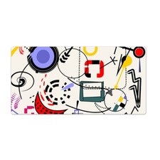 Decoration Mouse Pad Desk Mat for Home Office Surrealistic pattern 90x45 picture